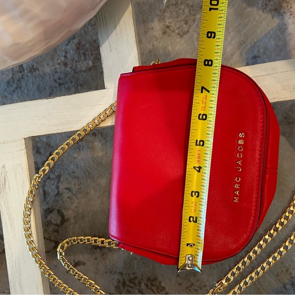 Marc Jacobs Red Leather Gold Chain Bag - Picture 8 of 15